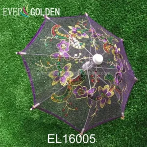 Mini Tulle Umbrella Lace Umbrella Br Lace Umbrella Bridal the Wedding Favor Give Away Price Lace Parasol for Kids EL16005D
