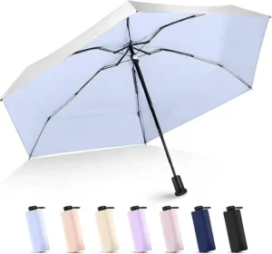 Mini Umbrella Travel Compact Folding Sun Umbrella Lightweight Purse Small Custom Mini Umbrellas for Women Girls