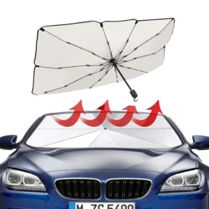 Model 3 Folding Car Windshield Umbrella Cover with Silver Coating