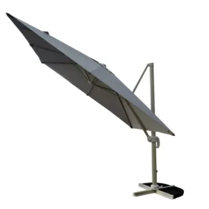 Modern Aluminum Cantilever Patio Umbrella, 1.5M Radius, 8 Ribs