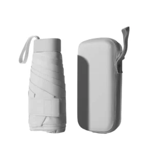Modern Design Mini Pocket Umbrella Custom Logo Small Size Portable Folding Rain Umbrella for Adults Hand Open