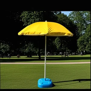 Modern Double-Bone Waterproof Sunscreen Windproof Square Parasol for Outdoor Dining, Beaches, Gardens and Courtyards