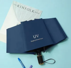 Modern High Quality 8 Ribs Travel Rain Sun Umbrella Manual Open Fold Business Outdoor