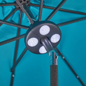Modern LED Rechargeable Battery Parasol Camping Lighting Garden Patio Umbrella Portable Lamps for Hotel & Park Use