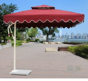 Modern Large Square Parasol 2M 3M Garden Beach Umbrella Stand Commercial Advertising Hotel Leisure Outdoor Umbrella