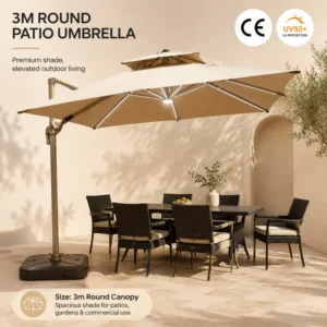 Modern Outdoor Patio Umbrella for Showroom Displays