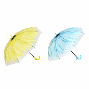 Modern Plastic Auto Open Custom Print Children’s Umbrella