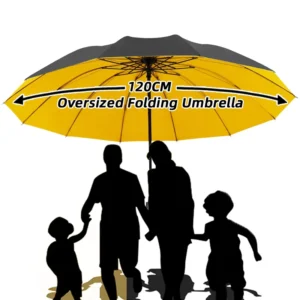 Modern Travel Foldable 27 Inch Pongee Umbrella Custom Logo 12 Ribs Sun Protection Manual Control Large Folding Umbrella