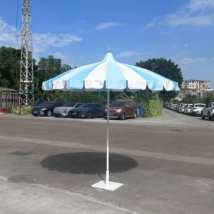 Modern Vintage Pagoda Style Large Patio Umbrella Popular Outdoor Fringe Sunshade with Beach Tassels for Hotels Outdoor Furniture