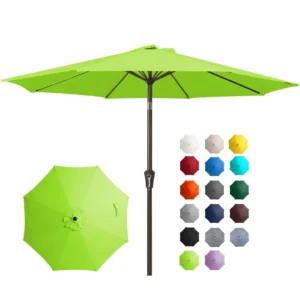 Modern Waterproof Large Garden Outdoor Umbrella Restaurant Parasol 10 ft Patio Umbrella