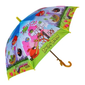 Multi-Color Children’s Cartoon Umbrella Waterproof Rainproof J Handle Umbrella