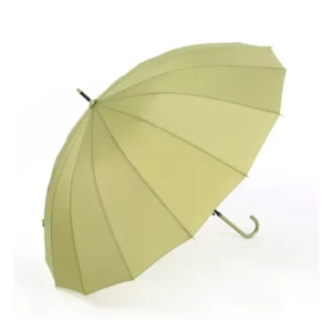 Multicolor Metal Shaft Hanging Straight Umbrella Plastic J-Shape Long Handle