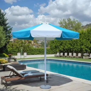 Multicolour Custom Outdoor Patio Beach Umbrella Big Size for Market Pool Restaurant Promotions Garden Hotels
