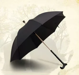 Multifunctional Reinforced Crutch Umbrella with Self-Defense and Anti-Skid Climbing Features