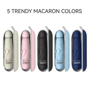 New Arrival Capsule Pocket Umbrella Automatic Folding Umbrella Mini Cute Umbrella Multi color Promotional Business Umbrella