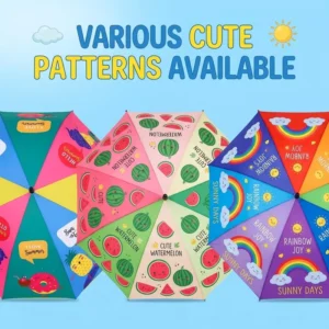 New Arrival Kids Umbrella Cartoon Cute 3D Creative Design 8ribs Children Patterned Umbrella