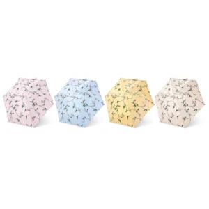New Arrival Mini Compact Pocket Umbrella Three Folding Umbrella Flower Full Printing Umbrella Business Gift