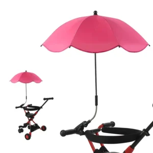 New Children’s UV Protection Sunshade Stroller Umbrella Manual Control Baby Walker Umbrella for Travel
