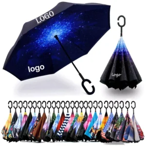 New Creative Custom Printing Straight Umbrella Handle