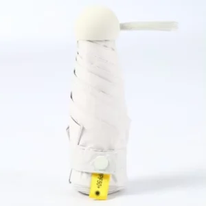 New OEM Pocket Promotional Capsule Parasol Portable UV Small Sun Umbrella Mini Five-Folding Fully-Automatic Business Gifts