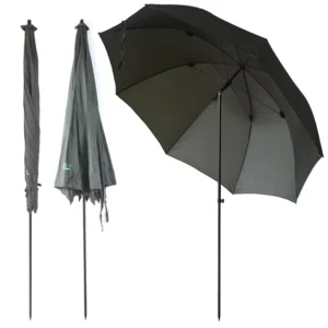 New OEM Waterproof 190T PA Coating 2.5M Adjustable Height Carp Fishing Shelter Brolly Umbrella