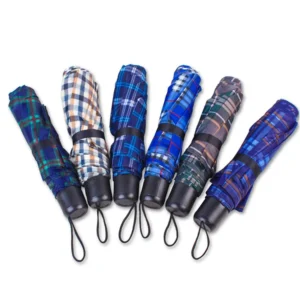New Portable Umbrella Couple Short Handle Umbrella Mini UV Protection 3 Fold Compact Umbrella