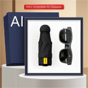 New Product Ideas Latest Innovation Gadgets Electronic Smart Wearable AI Sunglasses with Mini Umbrella for Promotional Gifts