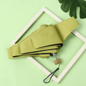 New Style 6 Fold Mini Pocket Phone Sun Umbrella UV Proof Compact Manual Custom Logo Business Gift Advertising Steel Ribs Fashion