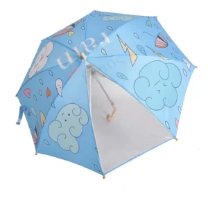 New Umbrella Kindergarten Primary School Children’s Umbrella Transparent Plastic Carton Vintage Kids Cartoon Umbrella