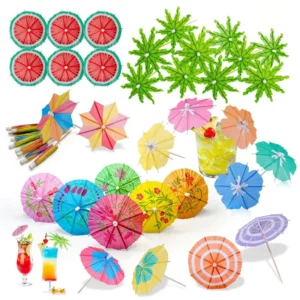 Nicro Price Cocktail Drink Juice Cupcake Decoration Colorful Paper Umbrella Toothpicks Mini Parasols Cake Toppers