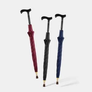 Non-slip Walking Stick Male Windproof Long Handle Rain Gear Men Creative Straight Detachable Walking Stick Umbrellas
