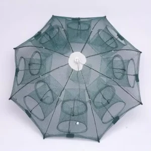 Nylon Green Umbrella Shrimp Fishing Trap Net, 6/8/10/12/16/20 Entries