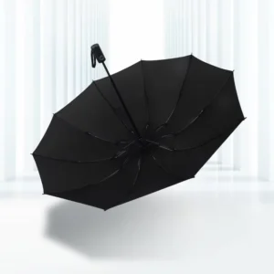 Nylon Windproof Reverse Umbrella with Automatic Open and Close, Inverted Design, Car Travel