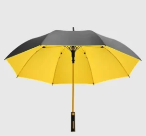 OEM Auto Open Golf Umbrella with UV Protection Waterproof Windproof Large Colorful Plastic Handle
