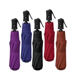 OEM Automatic Folding Umbrella for Rain Business Sun and Wind Protection UV Umbrella