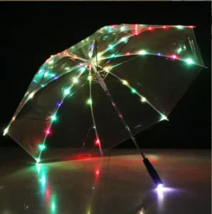 OEM Customized Best Quality Led Umbrella Lighting Transparent Led Umbrella