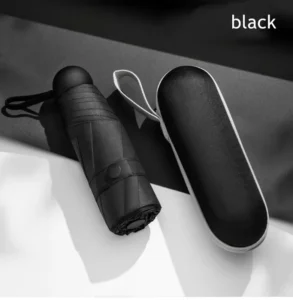 OEM New Design Pocket Promotional Capsule Parasol Portable UV Small Foldable Mini 5 Folding Custom Logo Umbrella
