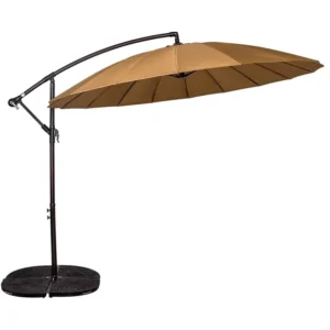 Offset Parasol Fiberglass Cantilever Outdoor Custom Large Banana Sun Solar Hanging Garden Umbrella