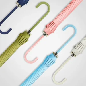 Old-Cane Straight Walking-Stick Rain Umbrella