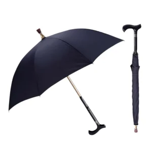 Old Cane Umbrella Walking Stick Rain Umbrella