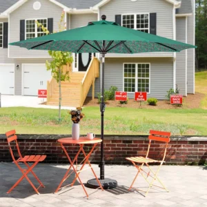 Outdoor 9ft Table Garden Umbrella Parasol Patio Umbrella for Restaurants
