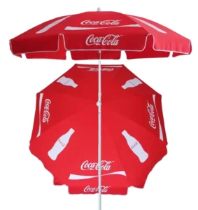 Outdoor Advertising Beach Umbrella for Use with Outdoor Furniture