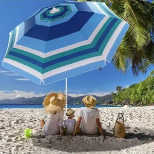 Outdoor Auto Paper Crochet Beach Wedding Parasol Umbrella