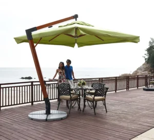 Outdoor Banana Patio Hanging Umbrella for Restaurant Garden Hotel Swimming Pool