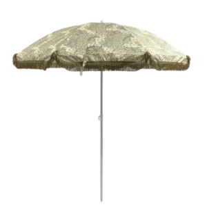 Outdoor Beach Umbrella with Tassels European Style Portable Custom Logo