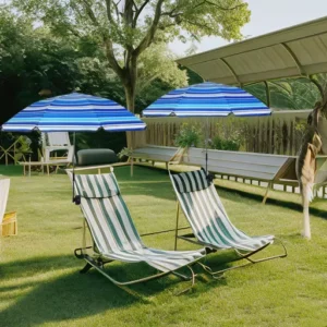 Outdoor Camping Sunshade Chair Umbrella Small Beach Chair Clamp Umbrella