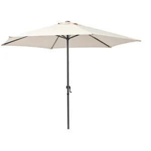 Outdoor Central-Column Garden Sun Umbrella Rainproof Patio Parasol Beach Umbrella