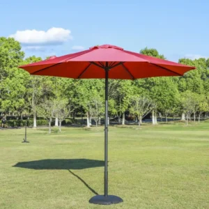 Outdoor Central Column Garden Sun and Rain Umbrella for Patio and Beach