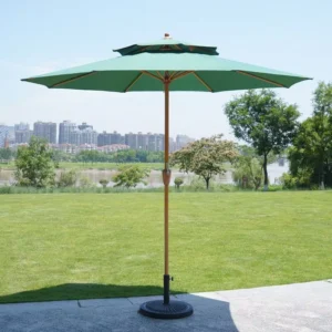 Outdoor Commercial Center-Pole Beach Umbrella for Stalls and Sentry Boxes