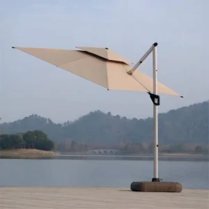 Outdoor Commercial Waterproof 3M Sun Umbrellas Base-Contemporary Design Sunshade for Garden Beach Swimming Pool Furniture